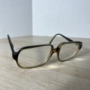 Vintage Bausch & Lomb B&L D77 Eyeglasses Brown Frames 52-15-140 READ DESC